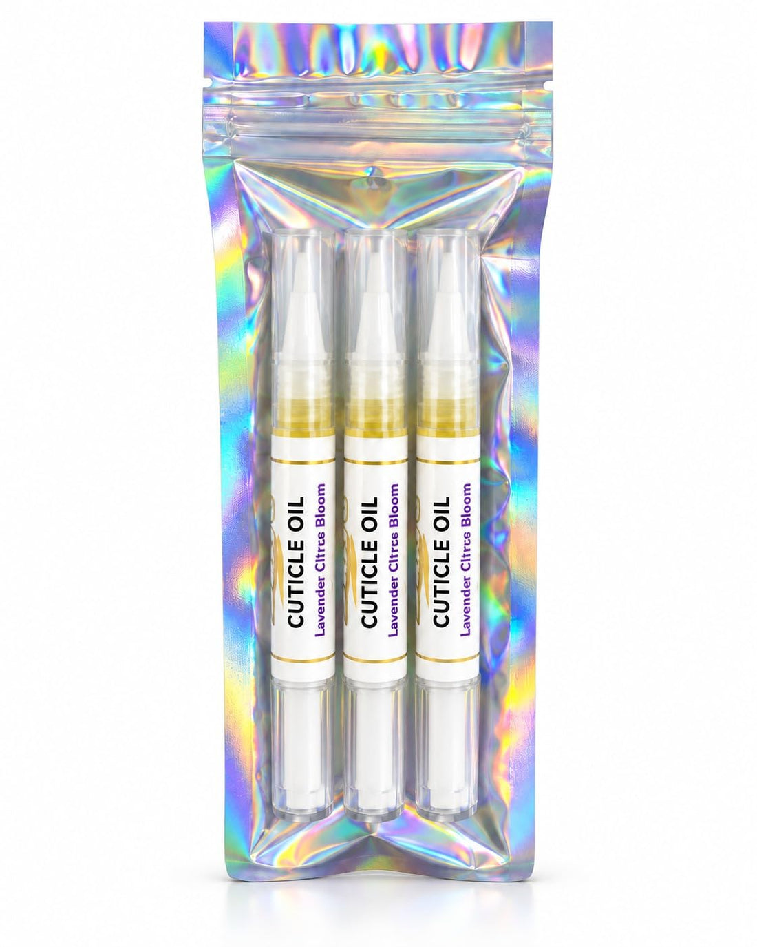 Yellow Brick Road Cuticle Oil Pen for Nails, Lavender Citrus Bloom Scent, Moisturizing Nail and Cuticle Oil with Brush Applicator, 3 Pack