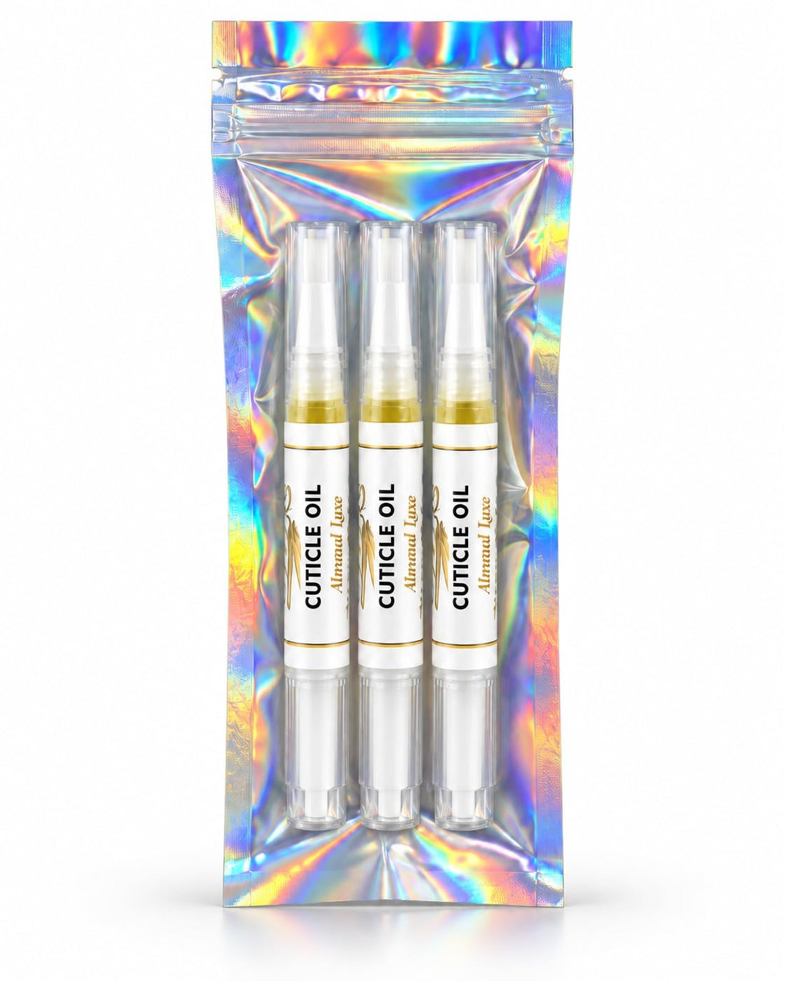 Yellow Brick Road Cuticle Oil Pen for Nails, Almond Luxe Scent, Moisturizing Nail and Cuticle Oil with Brush Applicator, 3 Pack