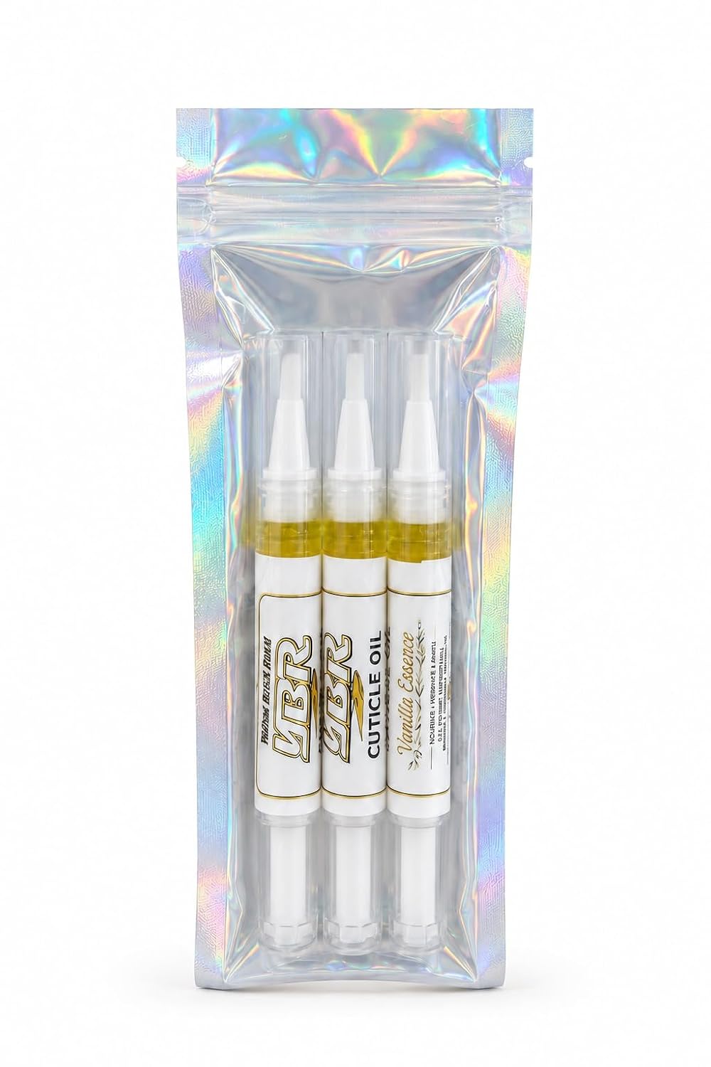 Yellow Brick Road Cuticle Oil Pen for Nails, Vanilla Essence Scent, Moisturizing Nail and Cuticle Oil with Brush Applicator, 3 Pack