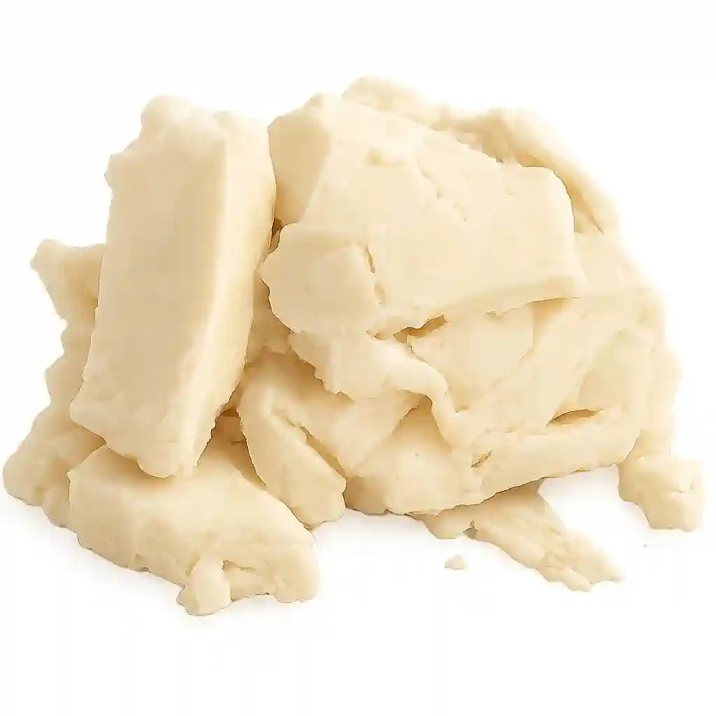 Unrefined Shea Butter – ½ lb of ivory raw shea chunks for natural skincare, ideal for moisturizing and DIY beauty recipes.