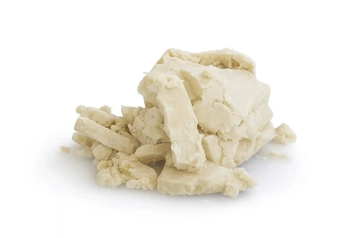 Raw ivory shea butter 3 lb block for skin hydration and nourishment, ideal for DIY skincare and haircare products.