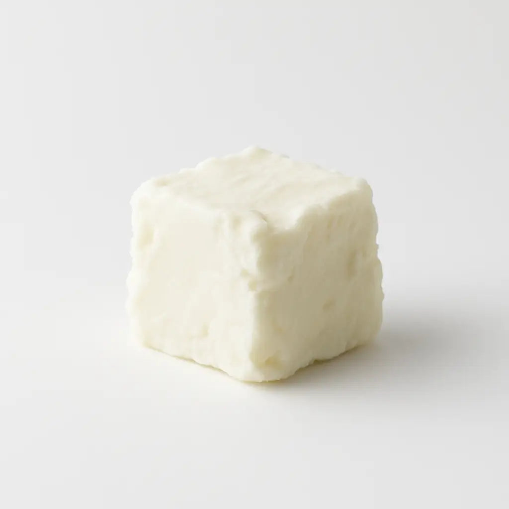 Glass jar of raw shea butter with natural shea nuts on a rustic wooden surface, symbolizing its role as an all-in-one skincare solution for hydration, healing, and protection.