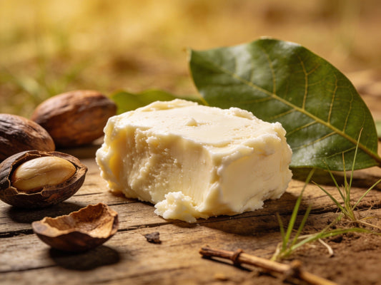 Pure shea butter for skin hydration and minimalist natural skincare