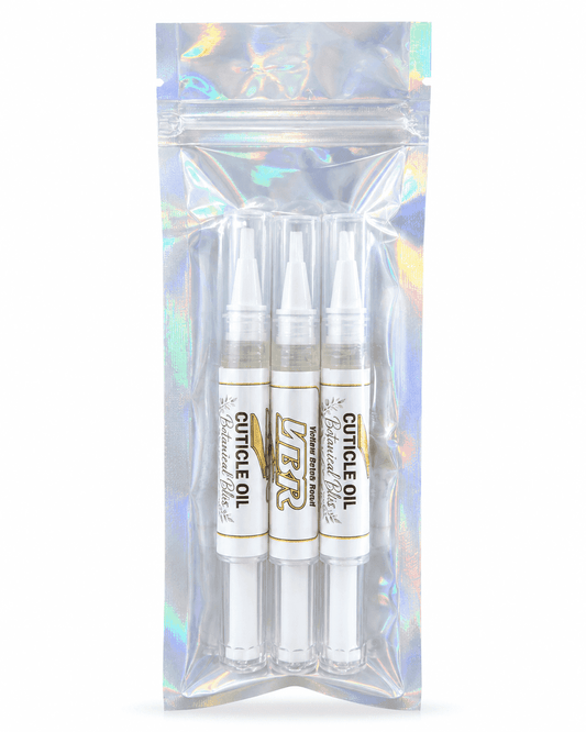 Yellow Brick Road Cuticle Oil Pen for Nails, Botanical Bliss Scent, Moisturizing Nail and Cuticle Oil with Brush Applicator, 3 Pack