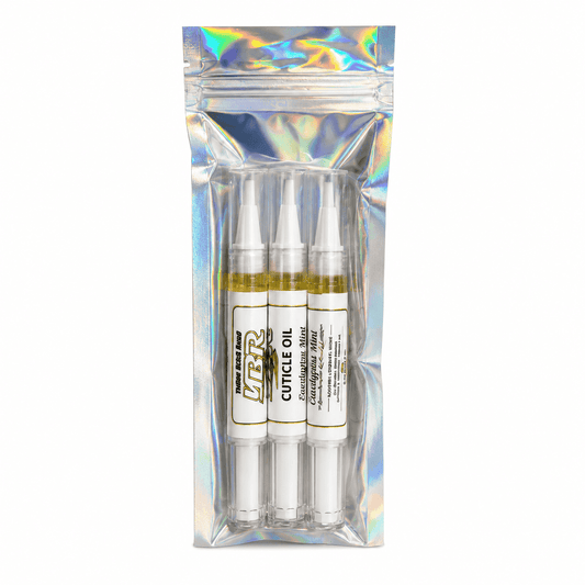 Yellow Brick Road Cuticle Oil Pen for Nails, Eucalyptus Mint Scent, Moisturizing Nail and Cuticle Oil with Brush Applicator, 3 Pack