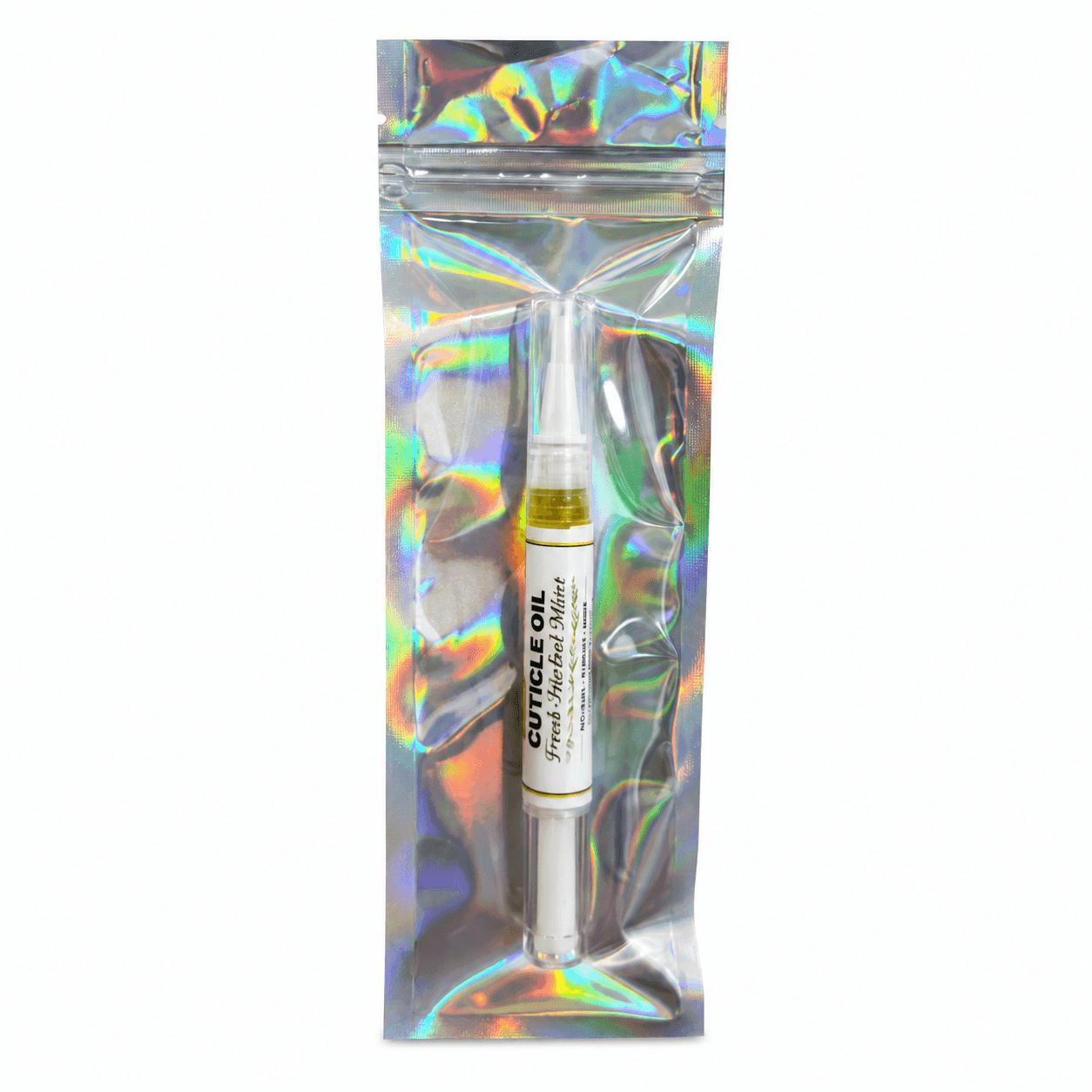 Yellow Brick Road Cuticle Oil Pen for Nails, Fresh Herbal Mint Scent, Moisturizing Nail and Cuticle Oil with Brush Applicator, 1 Pack