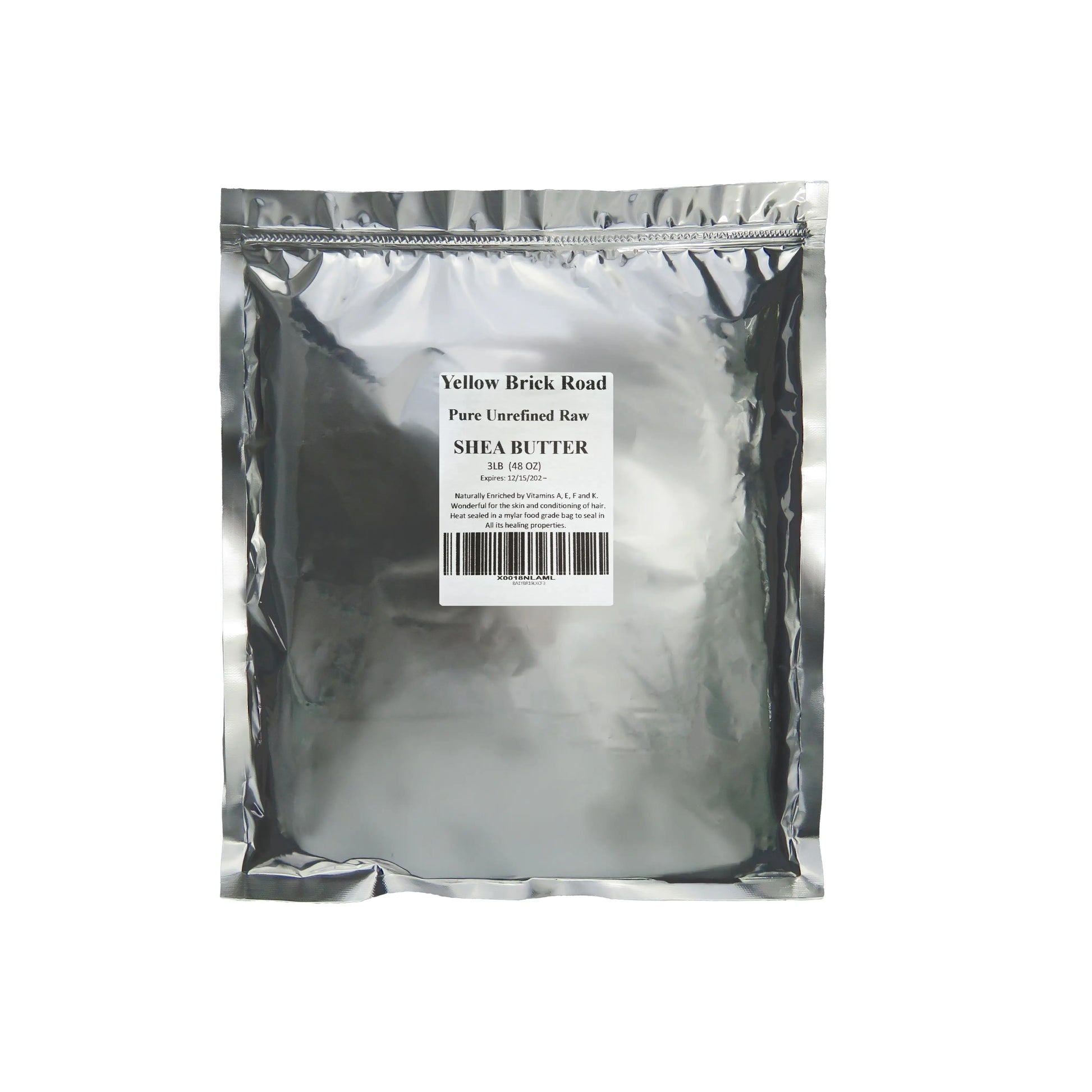 Raw ivory shea butter 3 lb block for skin hydration and nourishment, ideal for DIY skincare and haircare products.