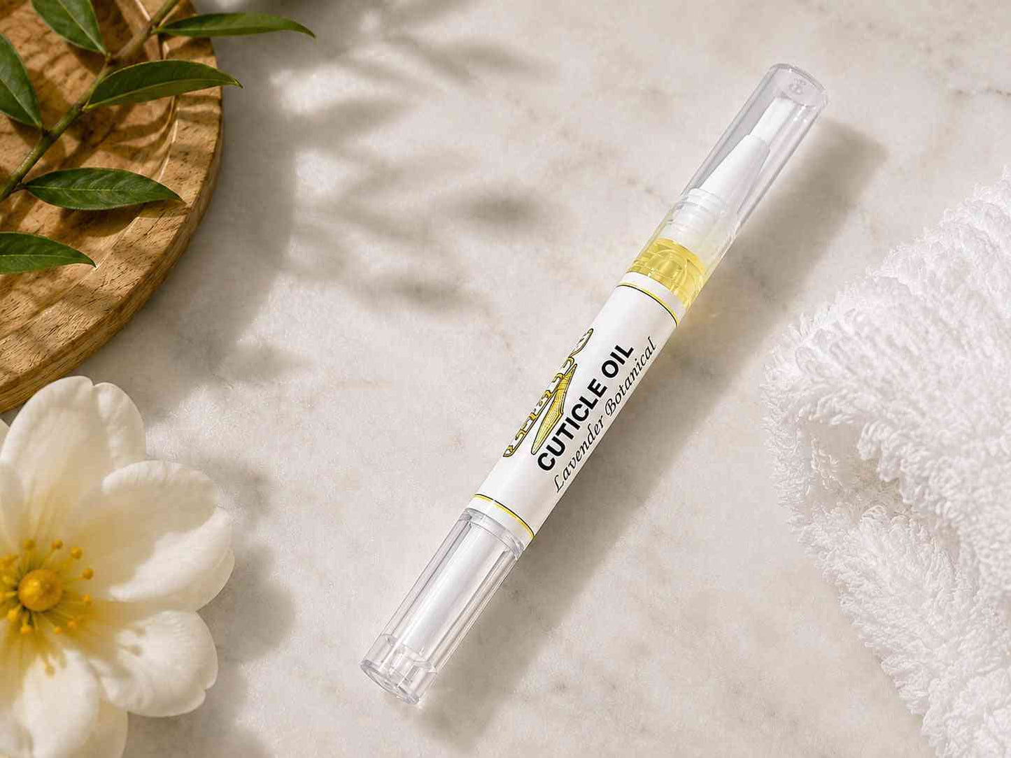 Yellow Brick Road Cuticle Oil Pen for Nails, Lavender Botanical Scent, Moisturizing Nail and Cuticle Oil with Brush Applicator, 1 Pack