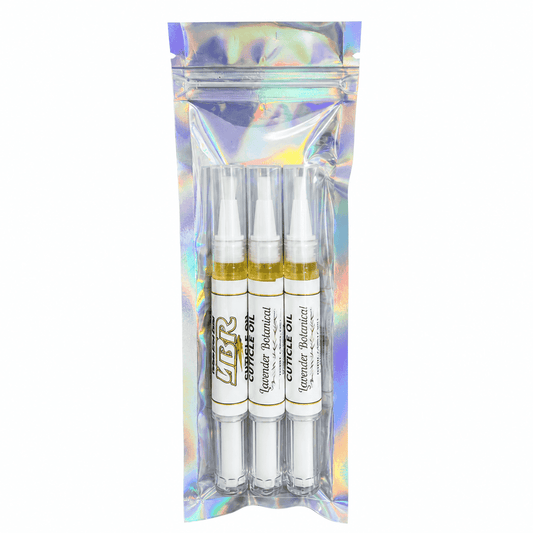 Yellow Brick Road Cuticle Oil Pen for Nails, Lavender Botanical Scent, Moisturizing Nail and Cuticle Oil with Brush Applicator, 3 Pack