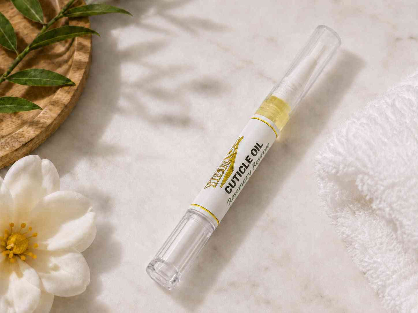 Yellow Brick Road Cuticle Oil Pen for Nails, Rosemary Reserve Scent, Moisturizing Nail and Cuticle Oil with Brush Applicator, 1 Pack