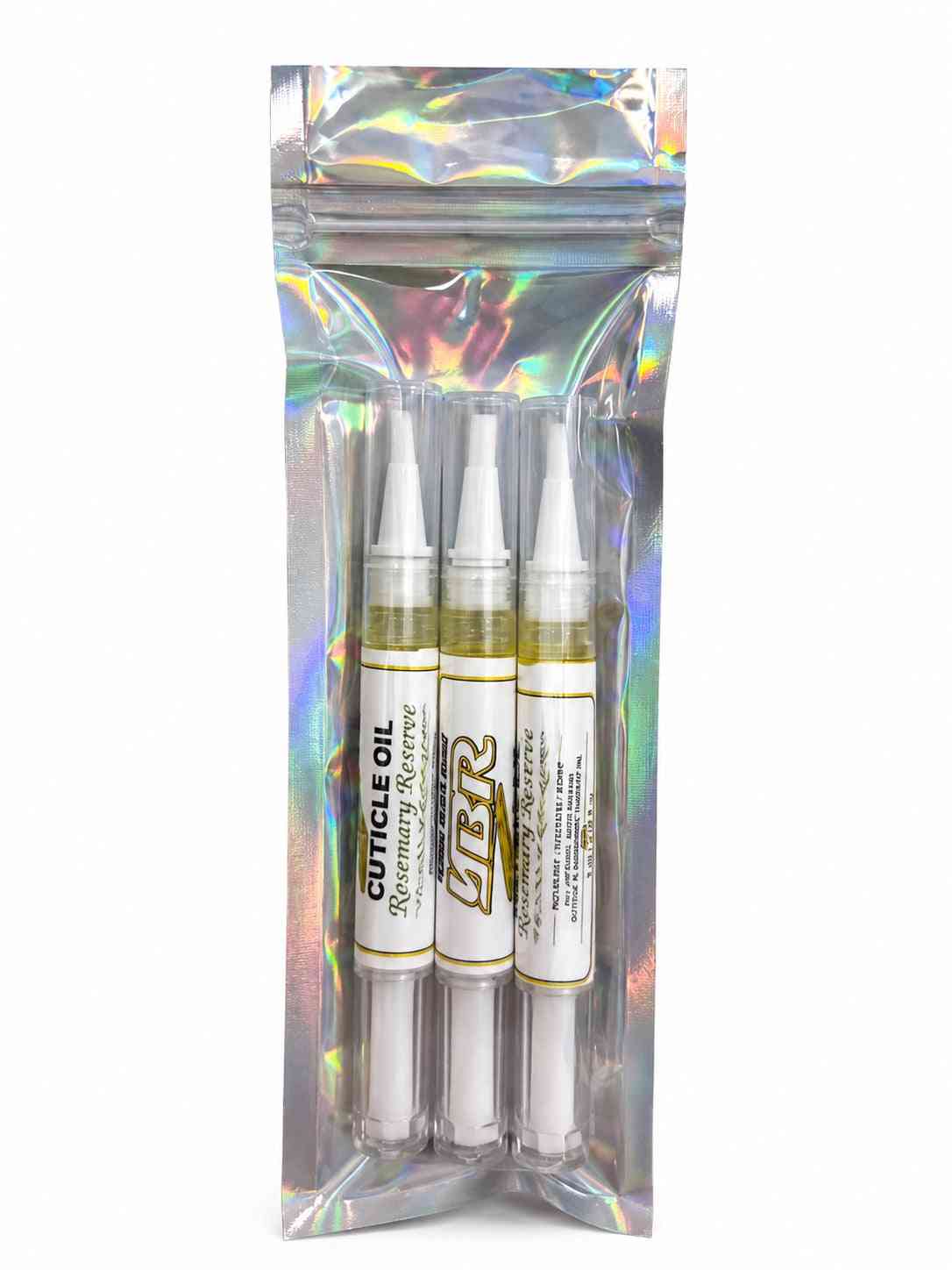 Yellow Brick Road Cuticle Oil Pen for Nails, Rosemary Reserve Scent, Moisturizing Nail and Cuticle Oil with Brush Applicator, 3 Pack