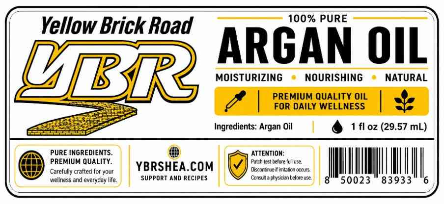 Argan Oil, 1 oz Amber Glass Dropper Bottle - Essential Oil